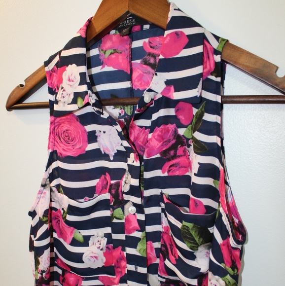 Guess LA Women's Sleeveless Blouse -Sold :) - Picture 1 of 7